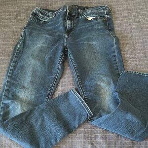 Lucky Brand Women's Straight Leg Jeans - Distressed Blue